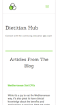 Mobile Screenshot of dietitianhub.com
